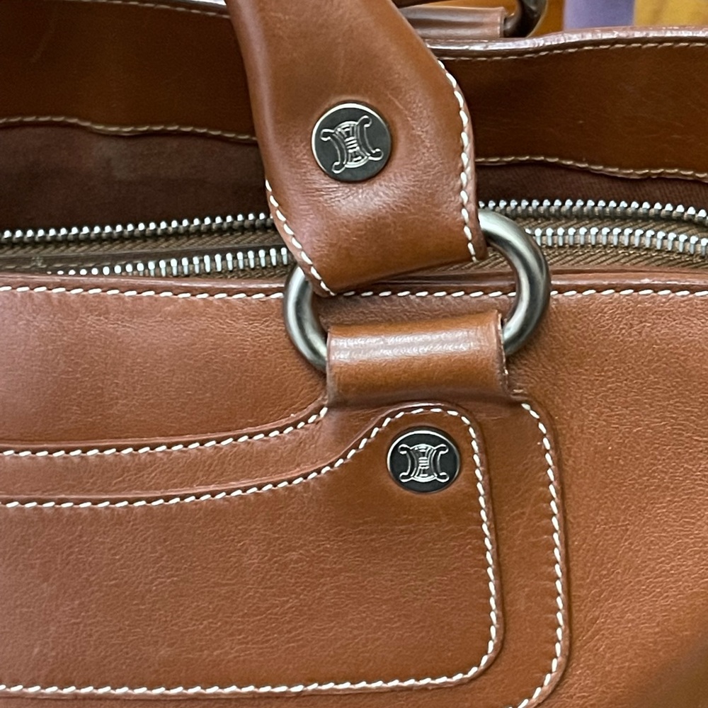 Celine Handbag Authentic In Soft Leather - image 7